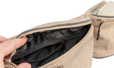 Trixie sac banane baggy ceinture beige