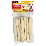 Rouleau blanc en cuir brut Antos