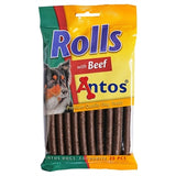 Antos roule des bâtonnets de bœuf