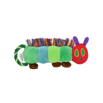La chenille en peluche d'Eric Carle n'en a jamais assez avec une corde à tirer