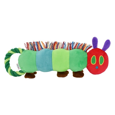La chenille en peluche Eric Carle ne tire jamais assez sur la corde de soie dentaire