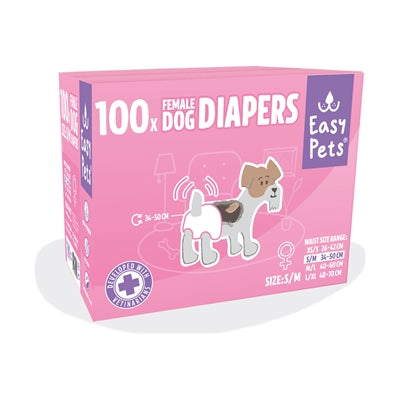 Couches pour chien Easypets femelle