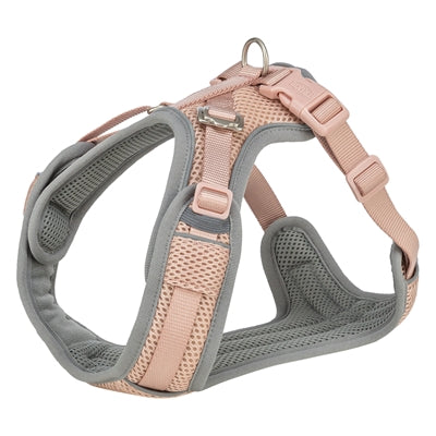 Trixie harnais pour chien premium flexmesh large poitrine rose blush