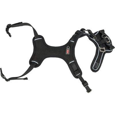 Trixie harnais pour chien premium flexmesh large poitrine noir