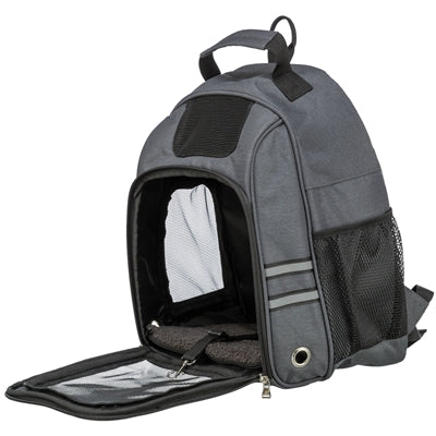 Sac à dos pour chien Trixie puis gris