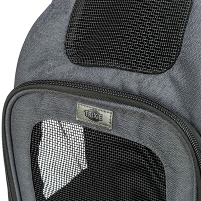 Sac à dos pour chien Trixie puis gris
