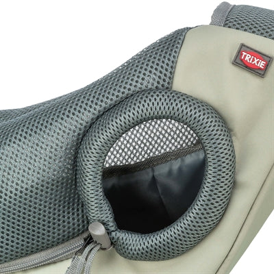 Sac de transport ventral pour chien Trixie vert clair