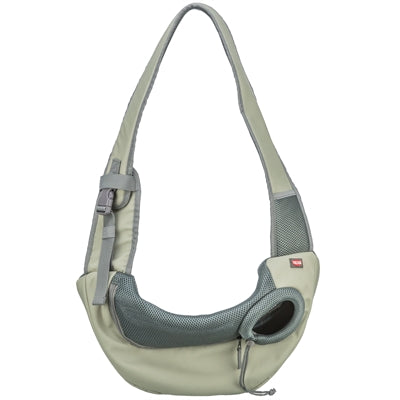 Sac de transport ventral pour chien Trixie vert clair