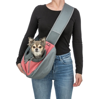 Trixie sac de transport ventral pour chien rose