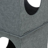 Trixie maison pour chat tour nele feutre gris