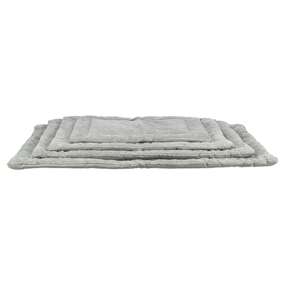 Tapis de salon Trixie Jonna velours côtelé gris