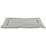 Tapis de salon Trixie Jonna velours côtelé gris