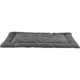 Tapis de salon Trixie Jonna tissu côtelé gris foncé