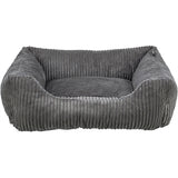 Trixie lit pour chien Jonna Vital tissu côtelé gris clair
