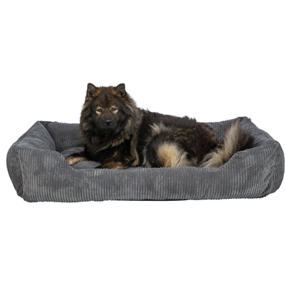 Trixie lit pour chien Jonna Vital tissu côtelé gris foncé