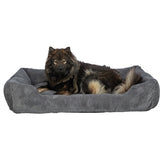Trixie lit pour chien Jonna Vital tissu côtelé gris foncé