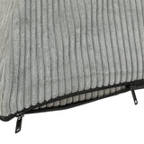 Tente de lit pour chien Trixie Jonna Vital en tissu côtelé gris clair