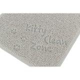 Tapis de litière pour chat Trixie PVC gris clair