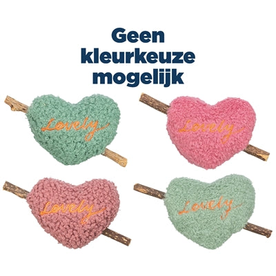 Trixie peluche coeur matatabi assorti