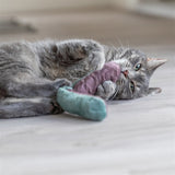 Rouleau de coussin de jeu Trixie avec herbe à chat assorti