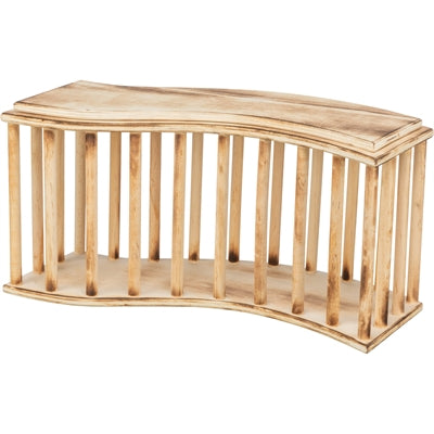 Râtelier à foin Trixie avec couvercle en bois flammé