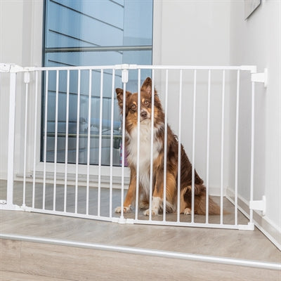 Portail de fermeture en métal Trixie 5 pièces avec porte blanche