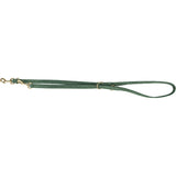 Trixie laisse pour chien pur cuir réglable vert sauge