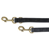 Trixie laisse pour chien pur cuir réglable noir