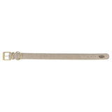 Trixie collier pour chien pur cuir gris clair