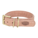 Trixie collier pour chien pur cuir rose