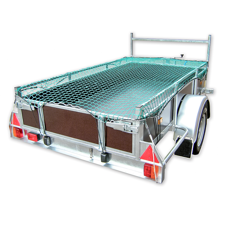 Konvox 1059956 - aanhangwagen net 140x250 elasthoeklussen elastiek grofmazig | 1 stuks