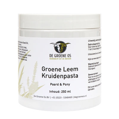 Pâte d'herbes de terreau vert de bœuf vert