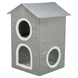 Trixie panier pour chat maison pour chat nora soft 2 étages gris clair