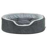 Trixie vital lit pour chien lino soft ovale gris gris clair