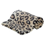 Trixie couverture pour chien Leo peluche douce crème imprimé léopard