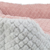 Trixie lit pour chien kaline mio angulaire gris vieux rose