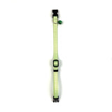 Happy pet tabby patch collier chat diamant vert