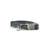 Happy pet tabby patch collier chat diamant noir
