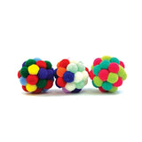 Boule à pompons Happy Pet Tabby Patch assortie