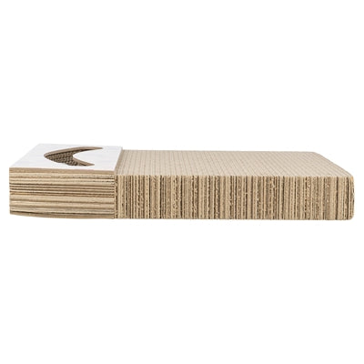 Trixie griffoir coeurs avec boules rectangulaire en carton abricot