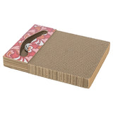 Trixie planche à gratter coeurs avec boules rectangulaire carton rouge
