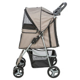 Poussette pour chien Trixie maximum 11 kg taupe
