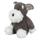 Trixie chien avec moustache en peluche gris
