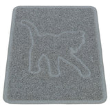Trixie kattenbakmat kattensilhouet pvc lichtgrijs