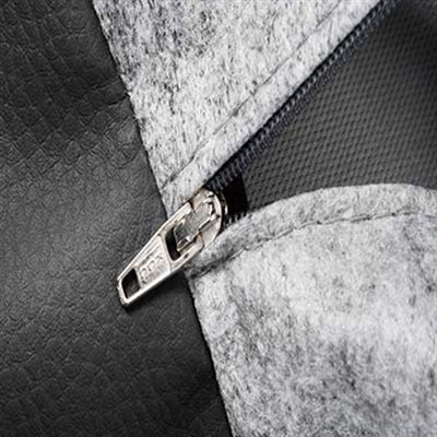 Housse de panier pour chien en cuir artificiel Bia bed noir