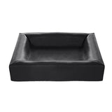 Housse de panier pour chien en cuir artificiel Bia bed noir