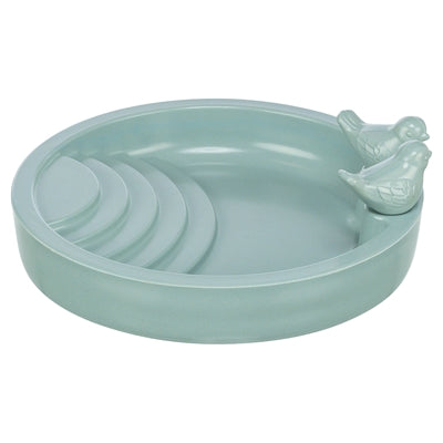 Abreuvoir oiseau Trixie sauge en fibre de bambou sur pied