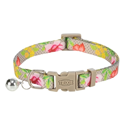 Trixie kattenhalsband bloemen motief assorti