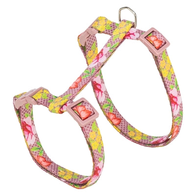 Trixie harnais pour chat avec laisse motif floral assorti