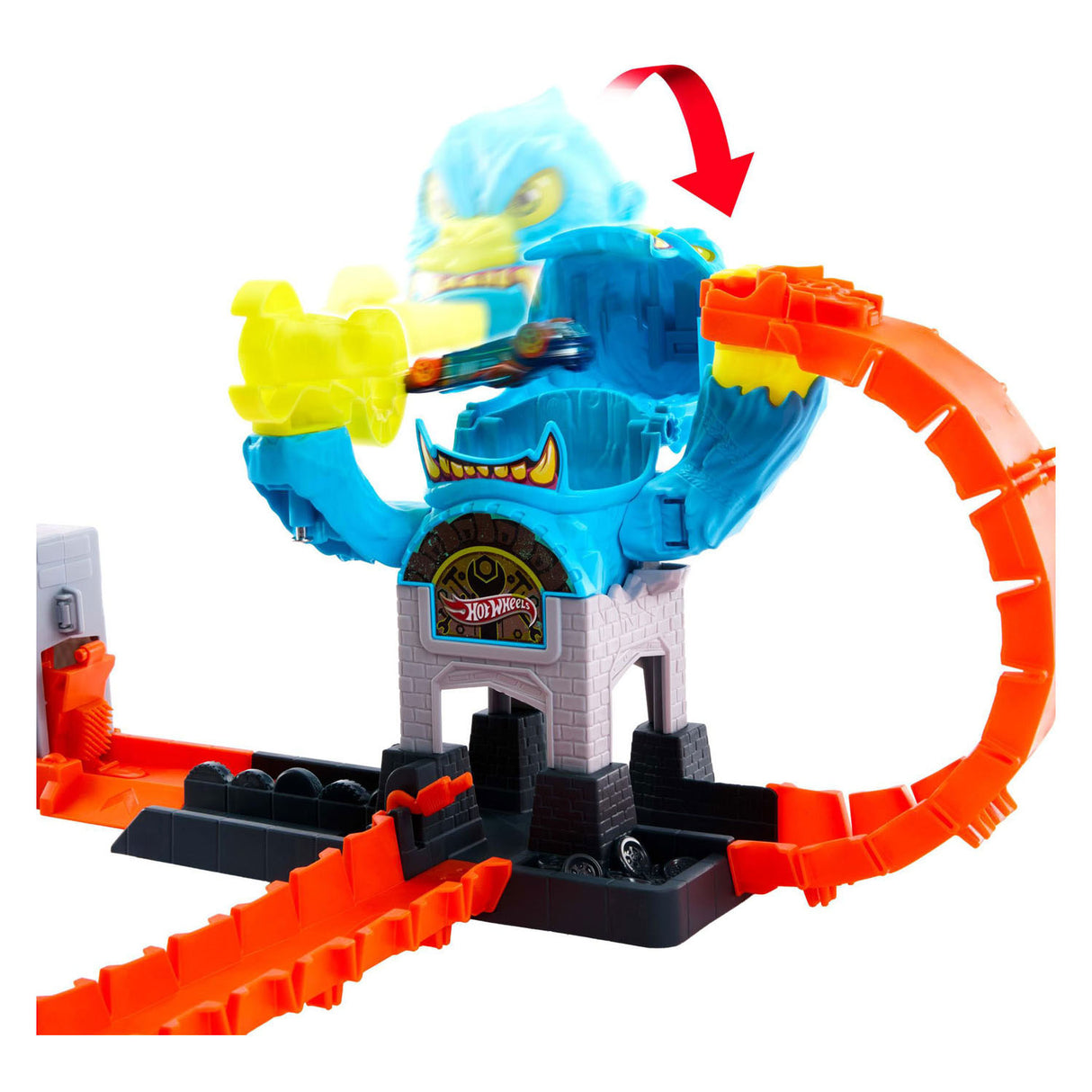 Ensemble de jeu et voiture jouet attaque de gorilles de la ville Hot Wheels